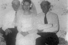 677: l-r Ben Mulrooney, his wife Margaret Norman, and her father Charles Norman. (1963) [courtesy of Jenny (Kerrivan) Harvie]  - Bernard son of Bernard Mulrooney &amp;amp; Johanna Webber; Margaret daughter of Charles Norman &amp;amp;  Elizabeth Anne Barry; Charles son of Frederick Norman &amp;amp; Mary Ellen Martin
